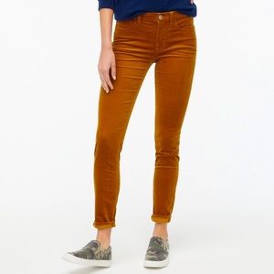 NEW J. Crew *Brown High Rise Skinny Cord Long & Lean